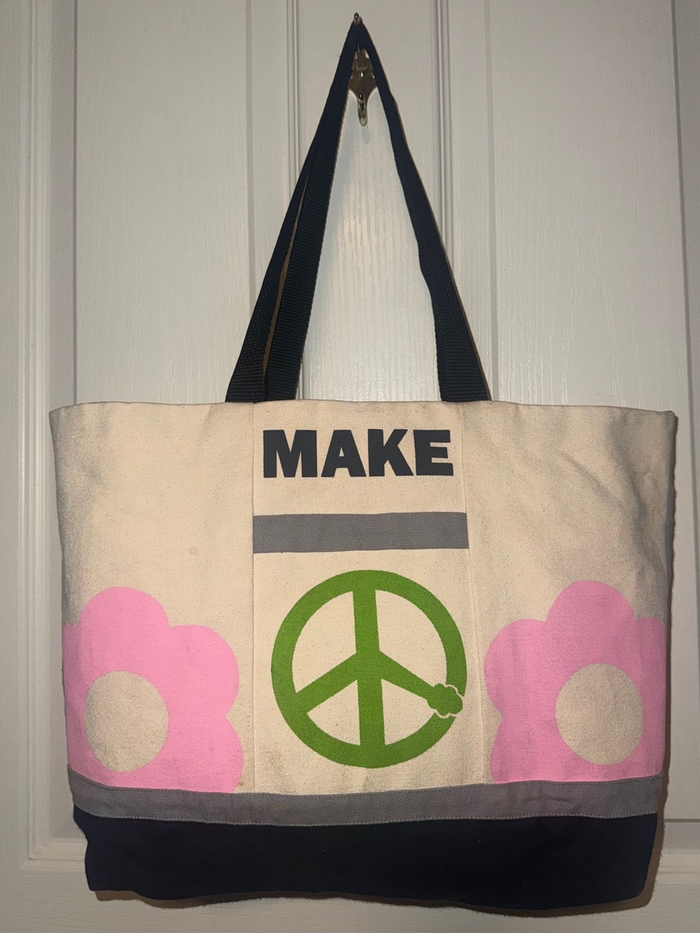 MAKE LOVE CANVAS TOTE BAG BOUTIQUE